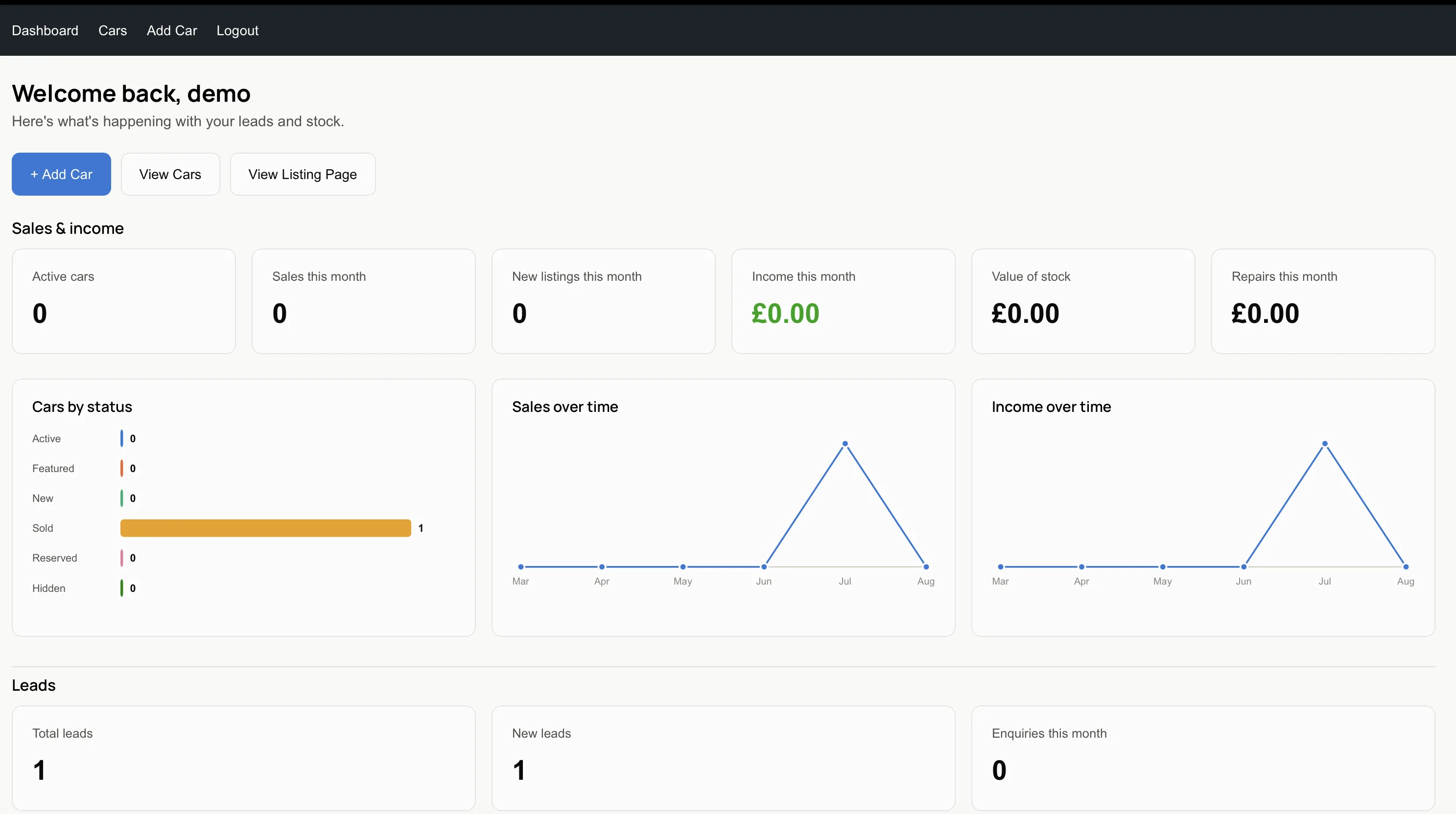 Custom web application