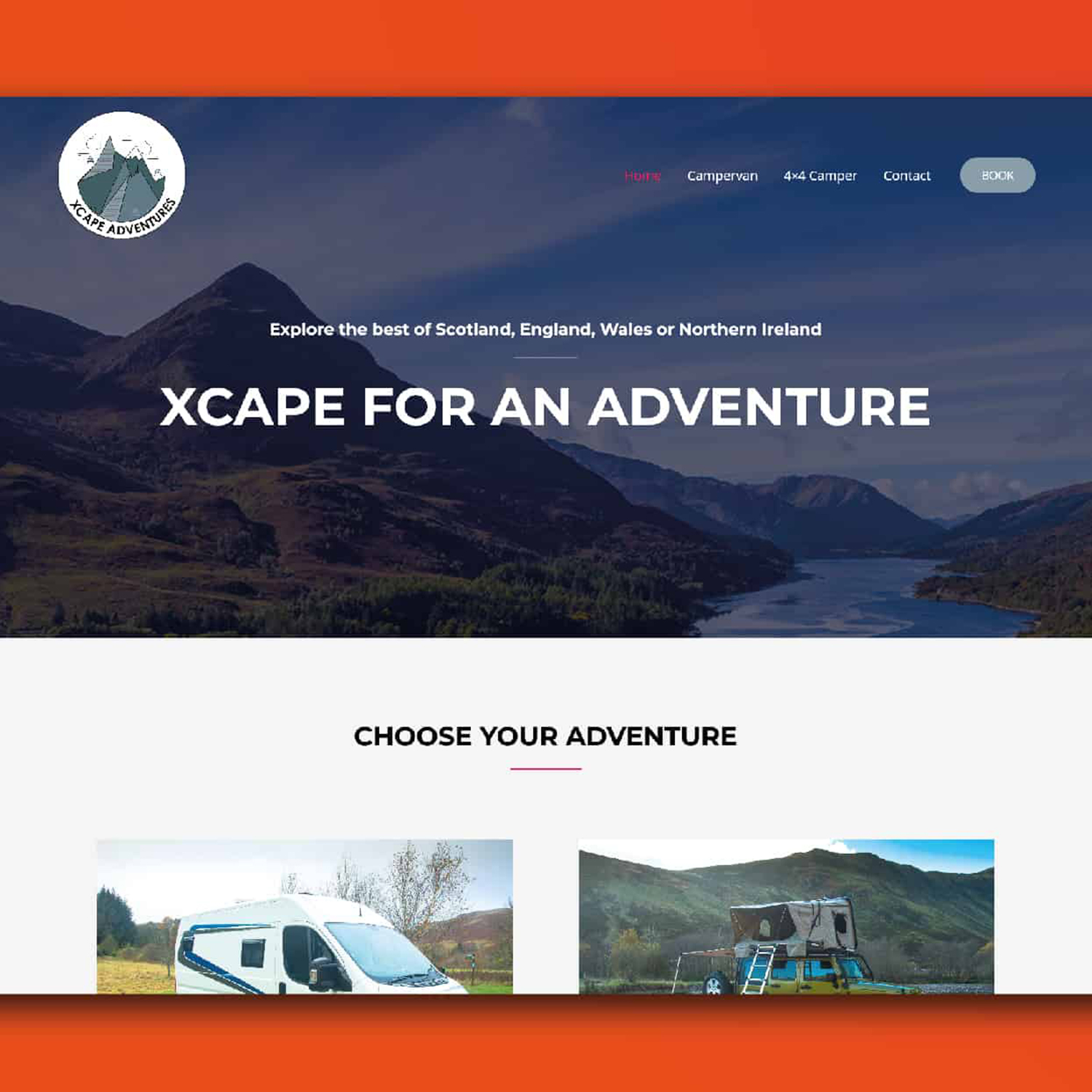 Auchterarder-Website-design-Xcape-adventures-01