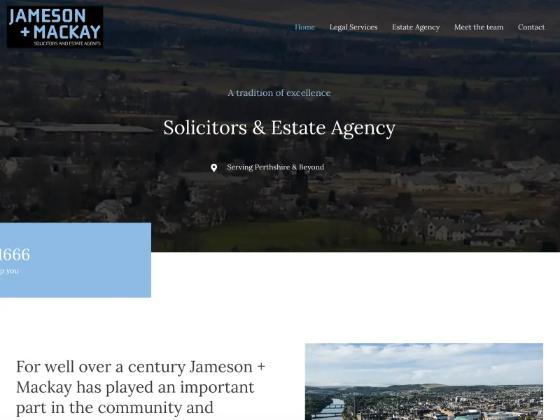 Jameson & Mackay — New Website