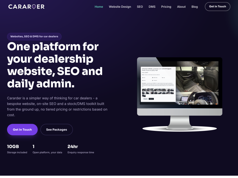 Cararder — Car Dealer Management System