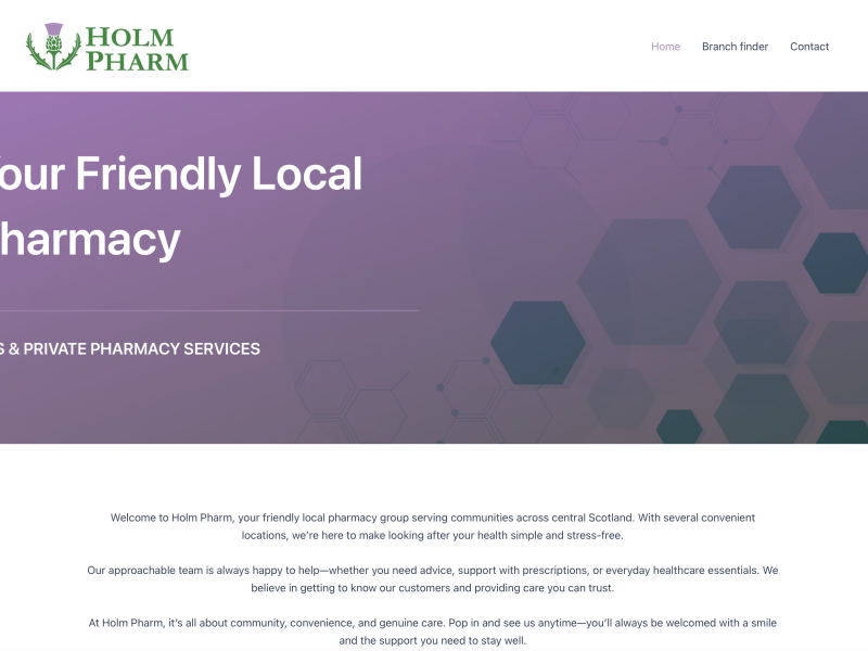 Holm Pharmacy — Multi-Site Pharmacy Locator
