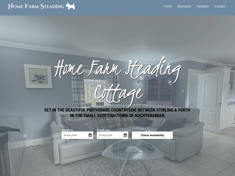 Home Farm Steading — Direct Booking Holiday Cottage Website